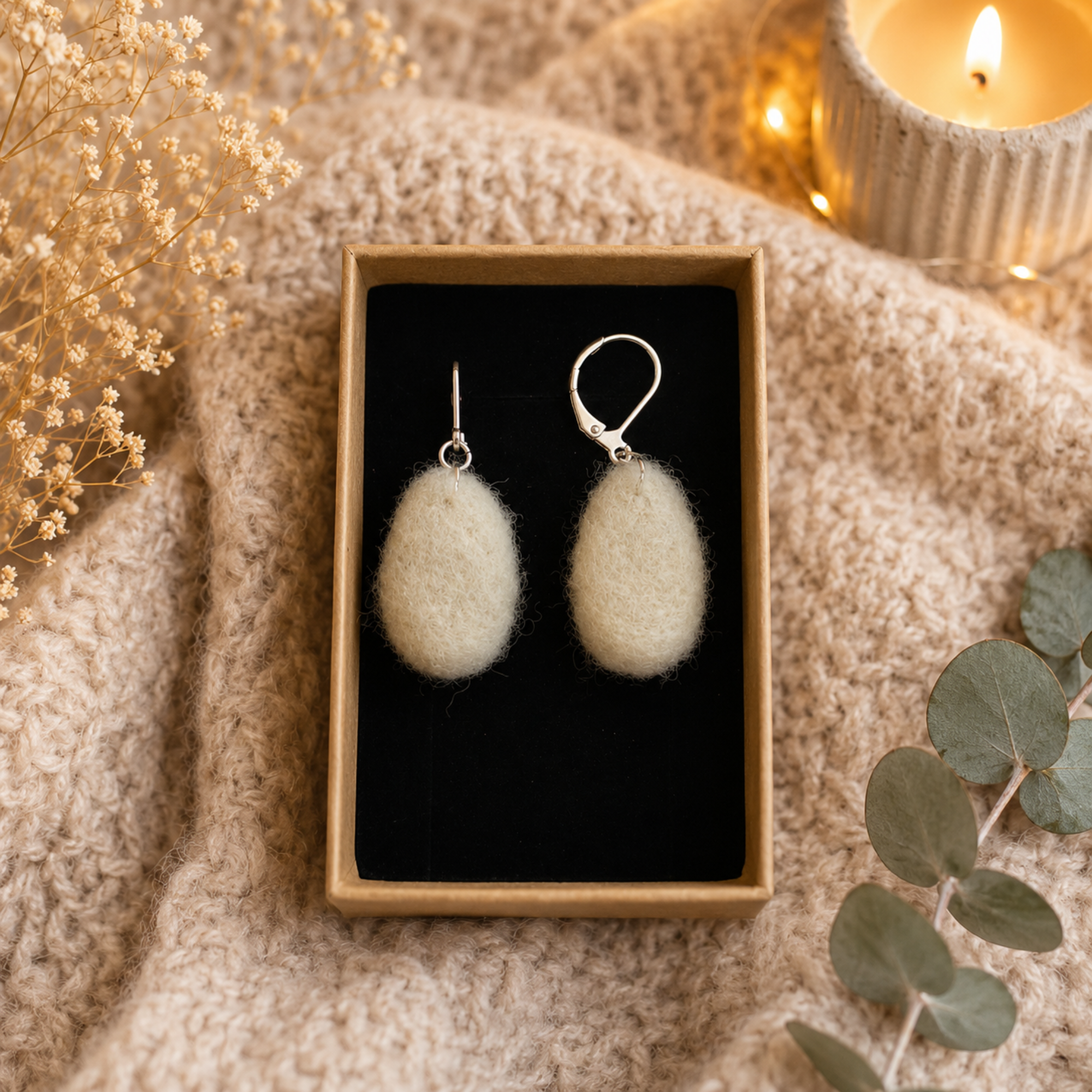 Boucles d’oreilles GOUTTES ARGENT